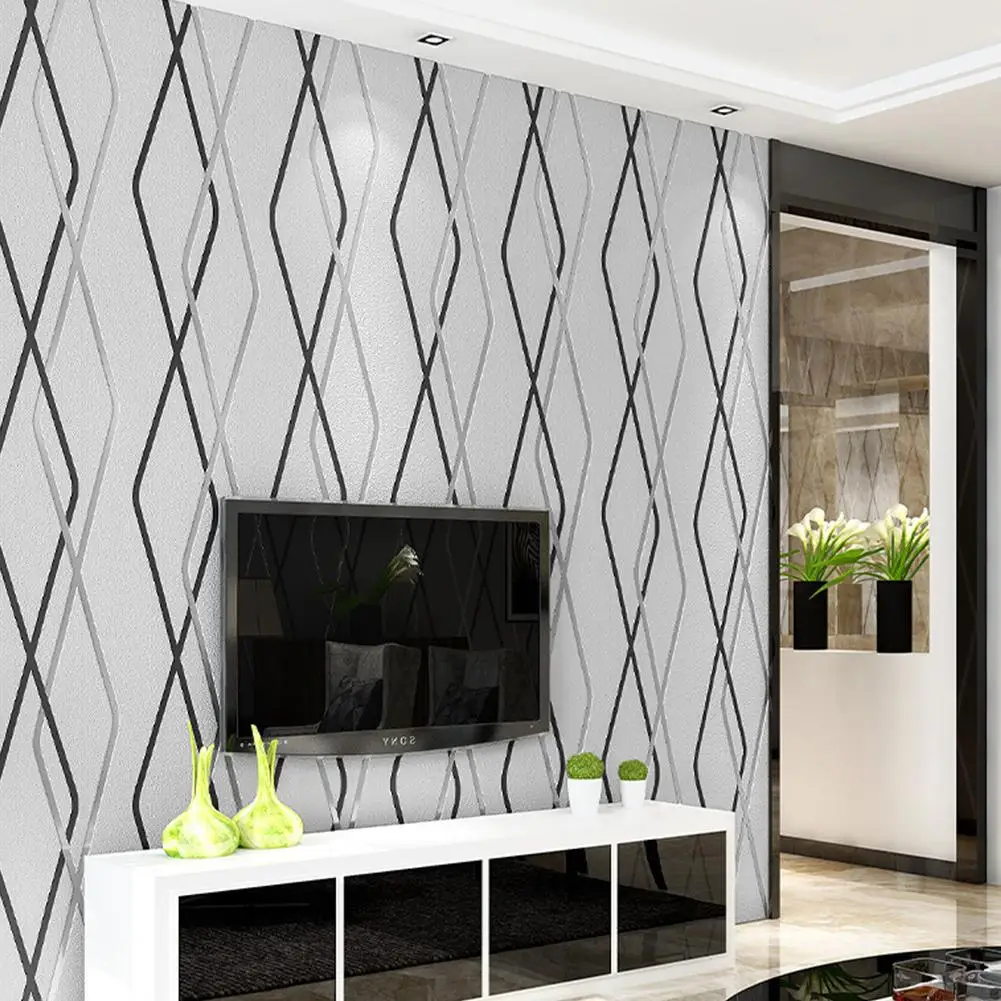 1 Roll 3d Striped Pattern Wallpaper Diy Self Adhesive Wall Stickers For Bedroom Living Room Tv Background Decor
1 Roll 3d Striped Pattern Wallpaper Diy Self Adhesive Wall Stickers For Bedroom Living Room Tv Background Decor