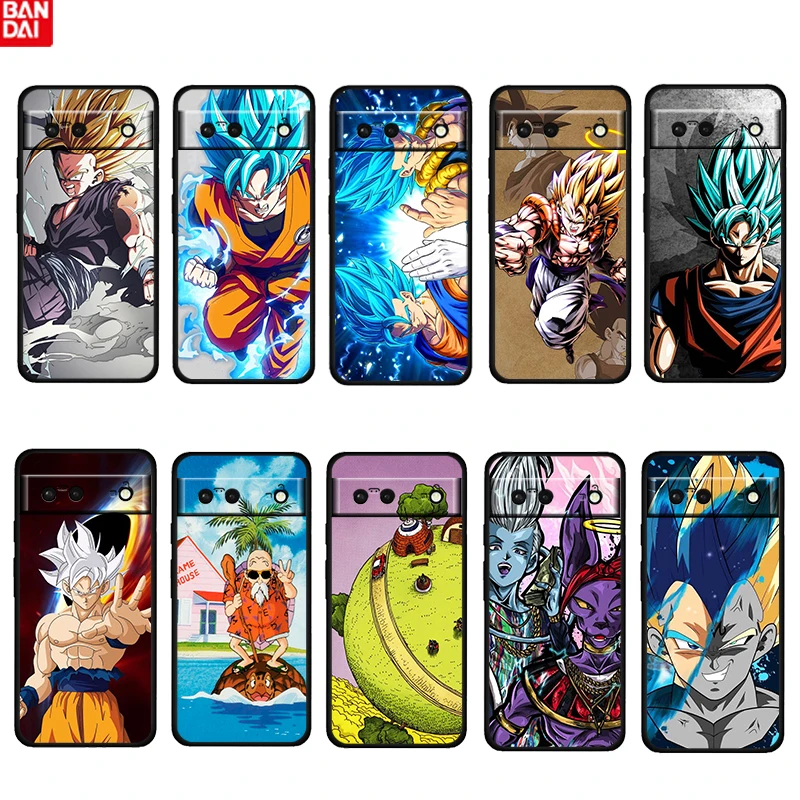 

Hot Dragon Ball Son Goku Shockproof Cover For Google Pixel 6 6A 5 4 5A 4A XL Pro 5G TPU Soft Black Phone Case Fundas Coque Capa