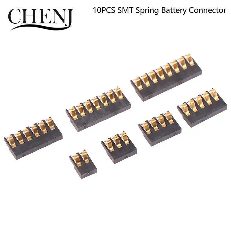 10Pcs SMT Spring Battery Connector 2.0 MM Pitch 2 3 4 5 6 7 8 Pin Male Contact Power Charge Connector Contacts Gold Plated
10Pcs SMT Spring Battery Connector 2.0 MM Pitch 2 3 4 5 6 7 8 Pin Male Contact Power Charge Connector Contacts Gold Plated