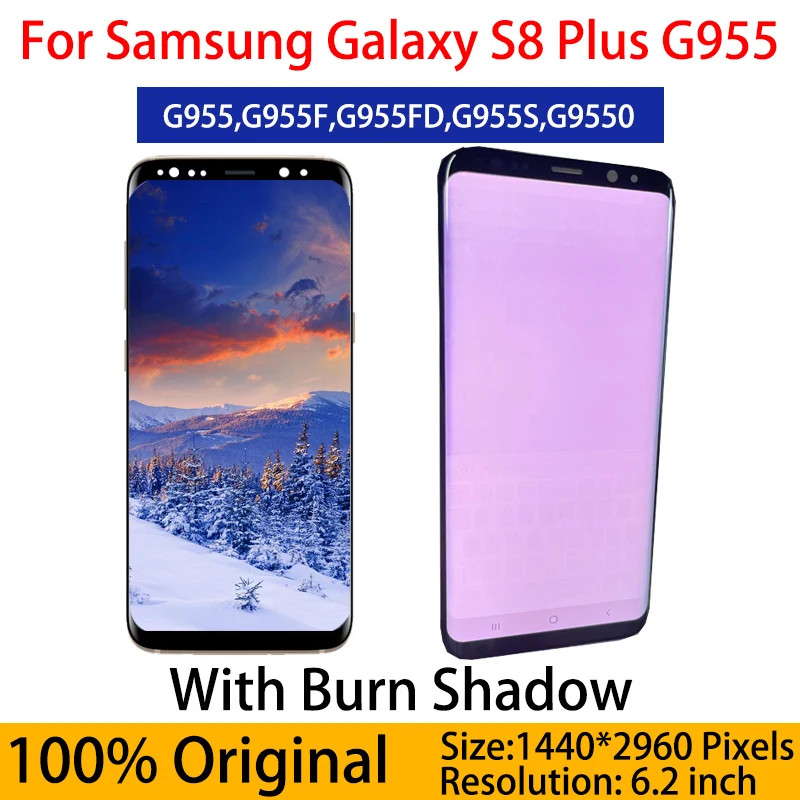 ЖК-дисплей с рамкой для Samsung Galaxy S8 + G955F G955, сенсорный экран Super Amoled, S8 Plus G955F G955U, сенсорный экран в сборе, оригинал
ЖК-дисплей с рамкой для Samsung Galaxy S8 + G955F G955, сенсорный экран Super Amoled, S8 Plus G955F G955U, сенсорный экран в сборе, оригинал