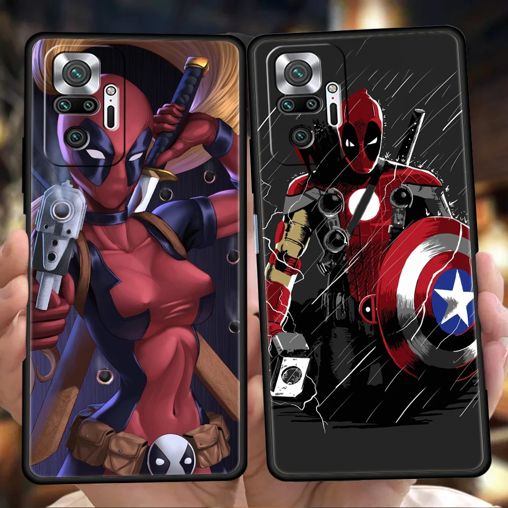 Marvel Deadpool Phone Case Cover for Redmi K50 Note 10 11 11T Pro Plus 7 8 8T 9S 9 K40 Gaming 9A 9C 9T Pro Plus Soft Shell Coque
Marvel Deadpool Phone Case Cover for Redmi K50 Note 10 11 11T Pro Plus 7 8 8T 9S 9 K40 Gaming 9A 9C 9T Pro Plus Soft Shell Coque