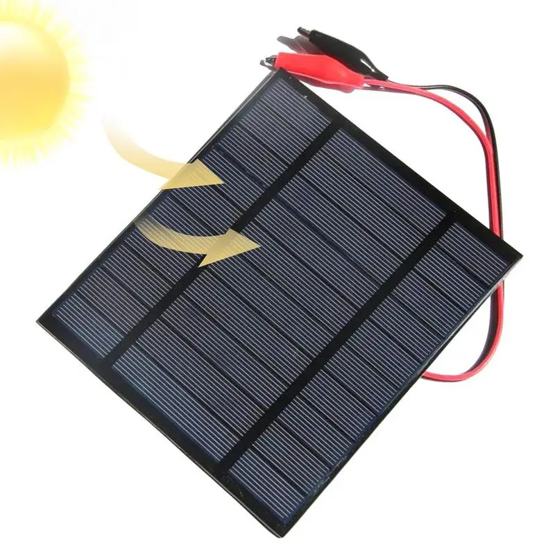 

Mini 2.5W 5V Portable USB Solar Panel Solar Charger With USB Port For Outdoor Camping Phone Tablets Charging Regulators Solar