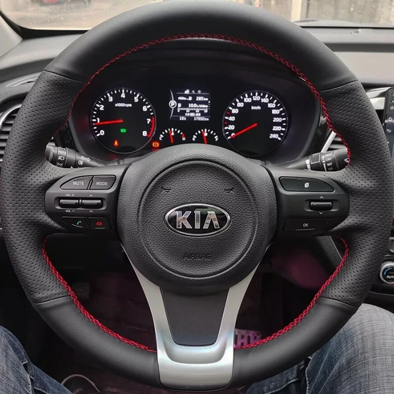 Custom Steering Wheel Braid Cover Genuine Leather 100% Fit For Kia Sorento 2015 2016 2017 2018 Sedona 2015-2019 Car Accessories
Custom Steering Wheel Braid Cover Genuine Leather 100% Fit For Kia Sorento 2015 2016 2017 2018 Sedona 2015-2019 Car Accessories