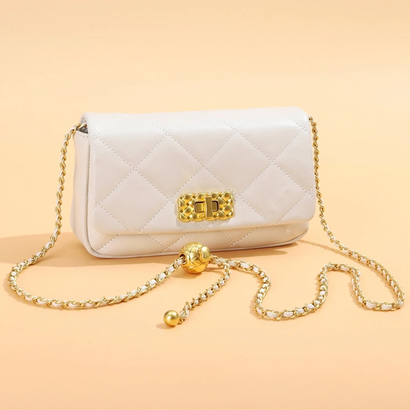 Fashion Genuine Leather Women's Shoulder Bag Small Chain Top-Handle Bags Ladies Square Bag Wedding Evening Bags Exquisite 6202
Fashion Genuine Leather Women's Shoulder Bag Small Chain Top-Handle Bags Ladies Square Bag Wedding Evening Bags Exquisite 6202