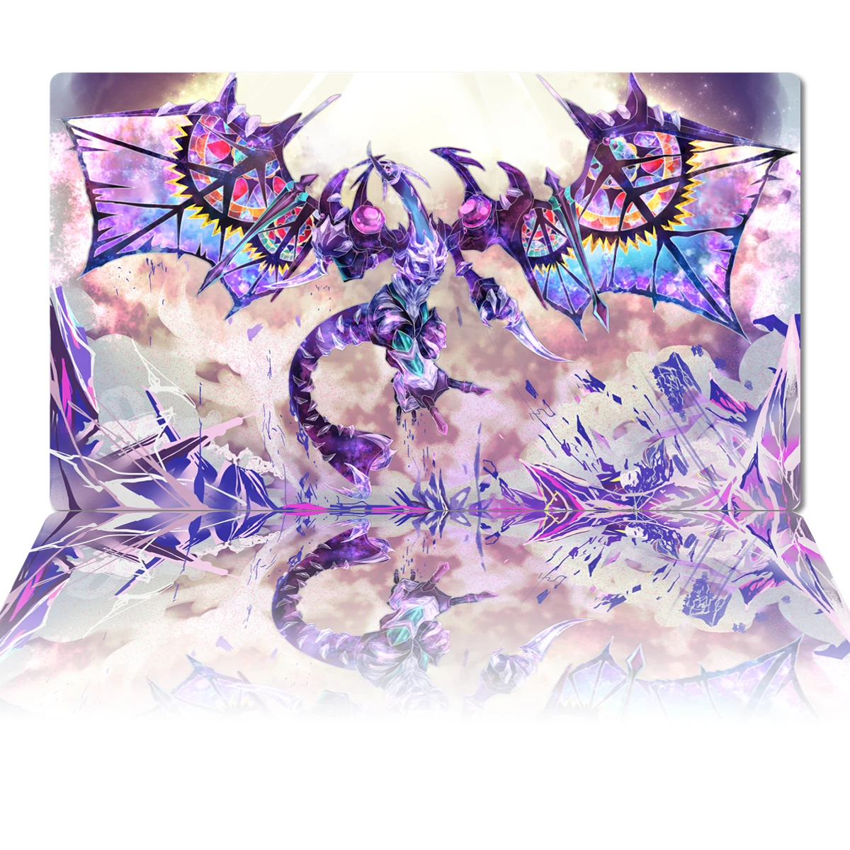 YuGiOh ARC-V Playmat Dark Requiem Xyz Dragon TCG CCG Trading Card Game Mat Anime Mouse Pad Custom Desk Mat Zone Free Bag 60x35cm
YuGiOh ARC-V Playmat Dark Requiem Xyz Dragon TCG CCG Trading Card Game Mat Anime Mouse Pad Custom Desk Mat Zone Free Bag 60x35cm