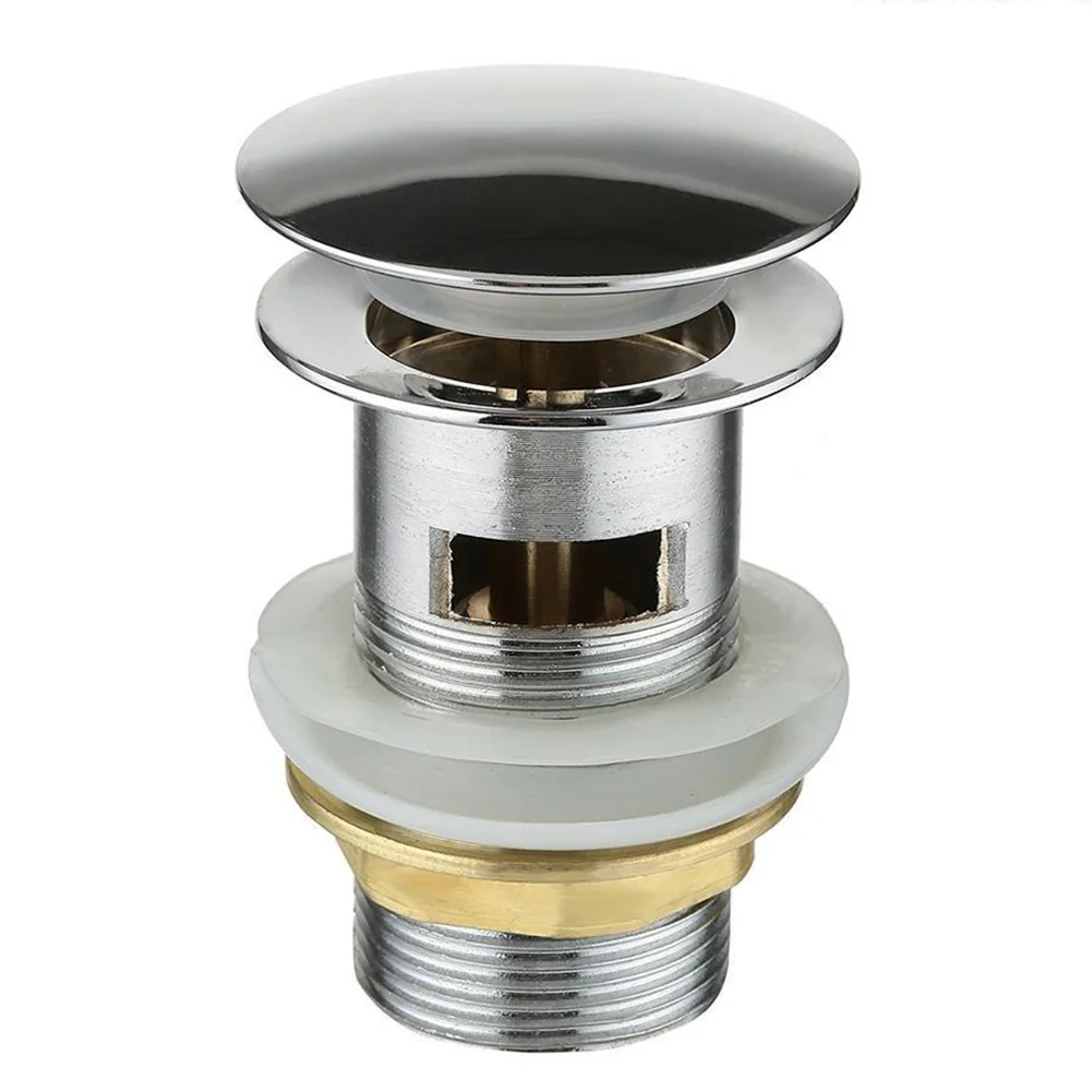 New zinc alloy Slotted-push button Stopper Waste Plug Sink Filter Kitchen Bath Accessaraies Basin Vanity Drain with Overflow
New zinc alloy Slotted-push button Stopper Waste Plug Sink Filter Kitchen Bath Accessaraies Basin Vanity Drain with Overflow