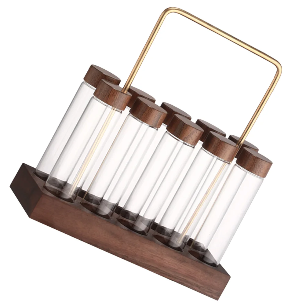 Coffee Bean Storage Tubes Beans Airtight Holder Wood Stand Container Wooden Display Glass
Coffee Bean Storage Tubes Beans Airtight Holder Wood Stand Container Wooden Display Glass