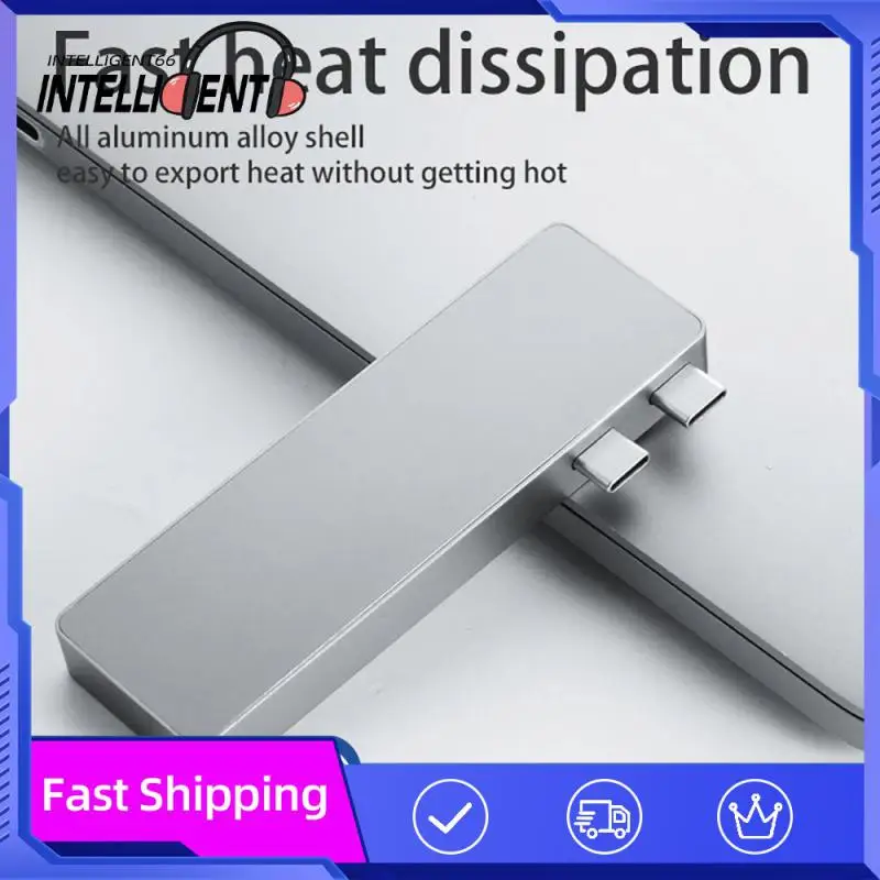 Aluminum Alloy 6 In 1 Usb2.0/usb3.0 Docking Station Multifunctional Type-c Docking Station For Computer Accessories Universal
Aluminum Alloy 6 In 1 Usb2.0/usb3.0 Docking Station Multifunctional Type-c Docking Station For Computer Accessories Universal