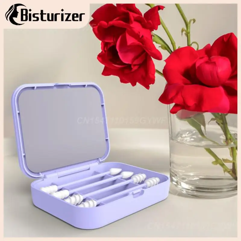 4Pcs Reusable Cotton Swab Silicone Buds Swabs Sticks Eyeshadow Mascara Makeup Applicator Double-headed Spiral Swab Ear Cleaner
4Pcs Reusable Cotton Swab Silicone Buds Swabs Sticks Eyeshadow Mascara Makeup Applicator Double-headed Spiral Swab Ear Cleaner