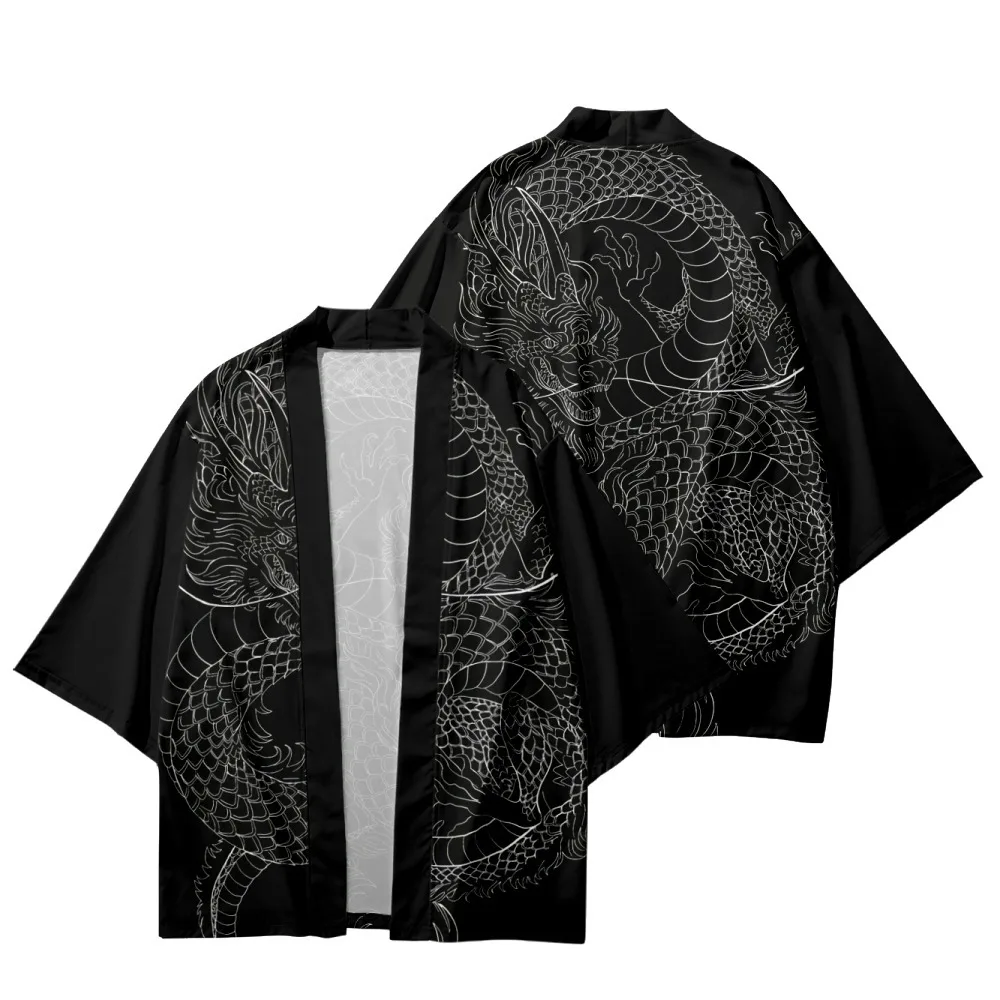 New Kimono New Arrival Japanese Style Dragon Print Traditional Kimono Men Yukata Cardigan Shirts Cosplay Haori Oversized Streetw
New Kimono New Arrival Japanese Style Dragon Print Traditional Kimono Men Yukata Cardigan Shirts Cosplay Haori Oversized Streetw