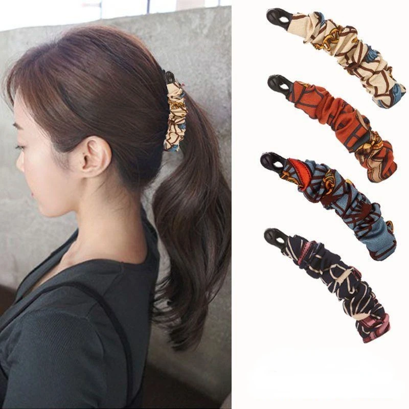 Korean Folds Fabric Cloth Banana Clip Ponytail Holder Women Girls Simple Large Size Hair Claw Vertical Clip Hairpin
Korean Folds Fabric Cloth Banana Clip Ponytail Holder Women Girls Simple Large Size Hair Claw Vertical Clip Hairpin