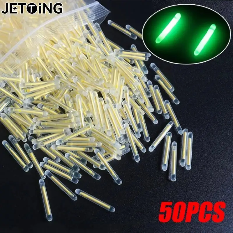50pcs/lot 2.2-4.5mm Light Night Fishing Float Rod Lights Dark Glow Stick Fishing Accessories Fluorescent Lightstick
50pcs/lot 2.2-4.5mm Light Night Fishing Float Rod Lights Dark Glow Stick Fishing Accessories Fluorescent Lightstick
