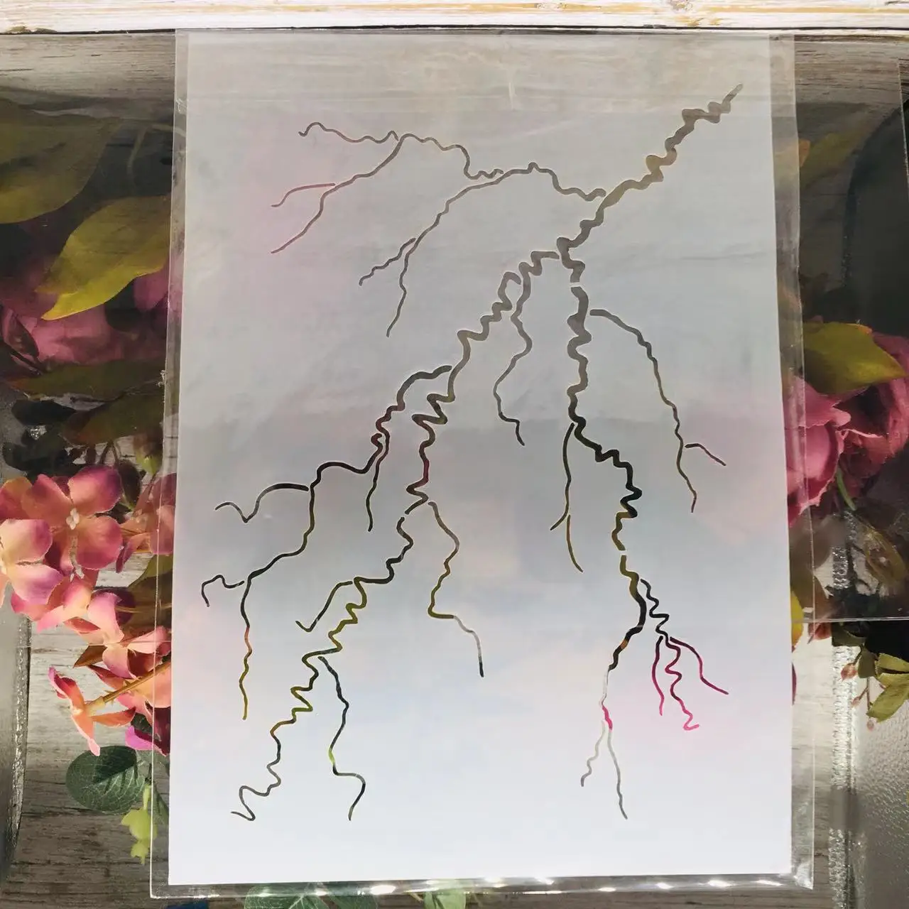 A4 29*21cm Lightning Plants Root DIY Layering Stencils Wall Painting Scrapbook Coloring Embossing Album Decorative Template
A4 29*21cm Lightning Plants Root DIY Layering Stencils Wall Painting Scrapbook Coloring Embossing Album Decorative Template