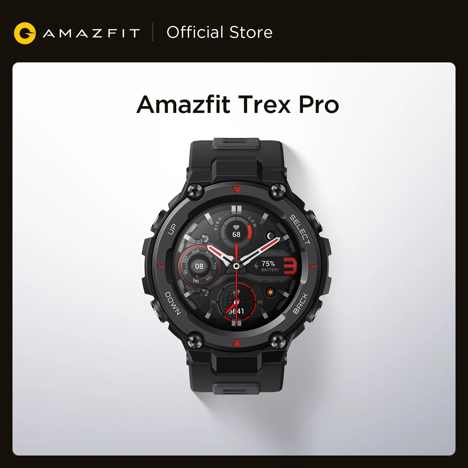 New Amazfit T-rex Trex Pro T Rex GPS Outdoor Smartwatch Waterproof 18-day Battery Life 390mAh Smart Watch For Android iOS Phone
New Amazfit T-rex Trex Pro T Rex GPS Outdoor Smartwatch Waterproof 18-day Battery Life 390mAh Smart Watch For Android iOS Phone