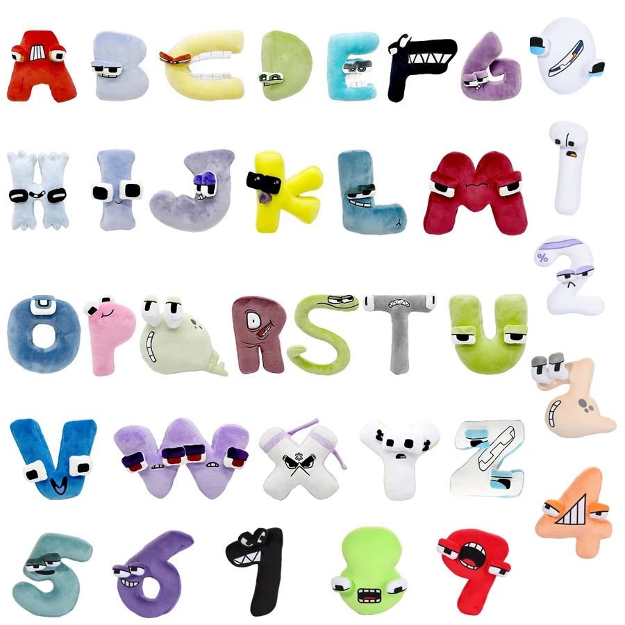 New Alphabet Lore Plush Toys Cartoon Cute Soft Stuffed Pillow Dolls For Kid Birthday Christmas Gift (A-Z)
New Alphabet Lore Plush Toys Cartoon Cute Soft Stuffed Pillow Dolls For Kid Birthday Christmas Gift (A-Z)