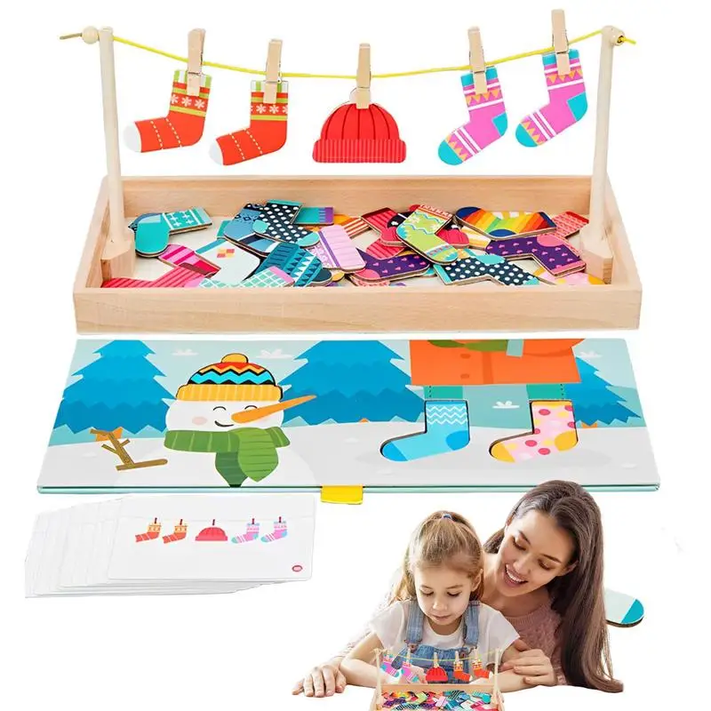 Drying Socks Toys Learning STEM Socks Puzzle Matching Set Early Learning Toys Set For Boys Girls Decorative Kids Toy For Table
Drying Socks Toys Learning STEM Socks Puzzle Matching Set Early Learning Toys Set For Boys Girls Decorative Kids Toy For Table