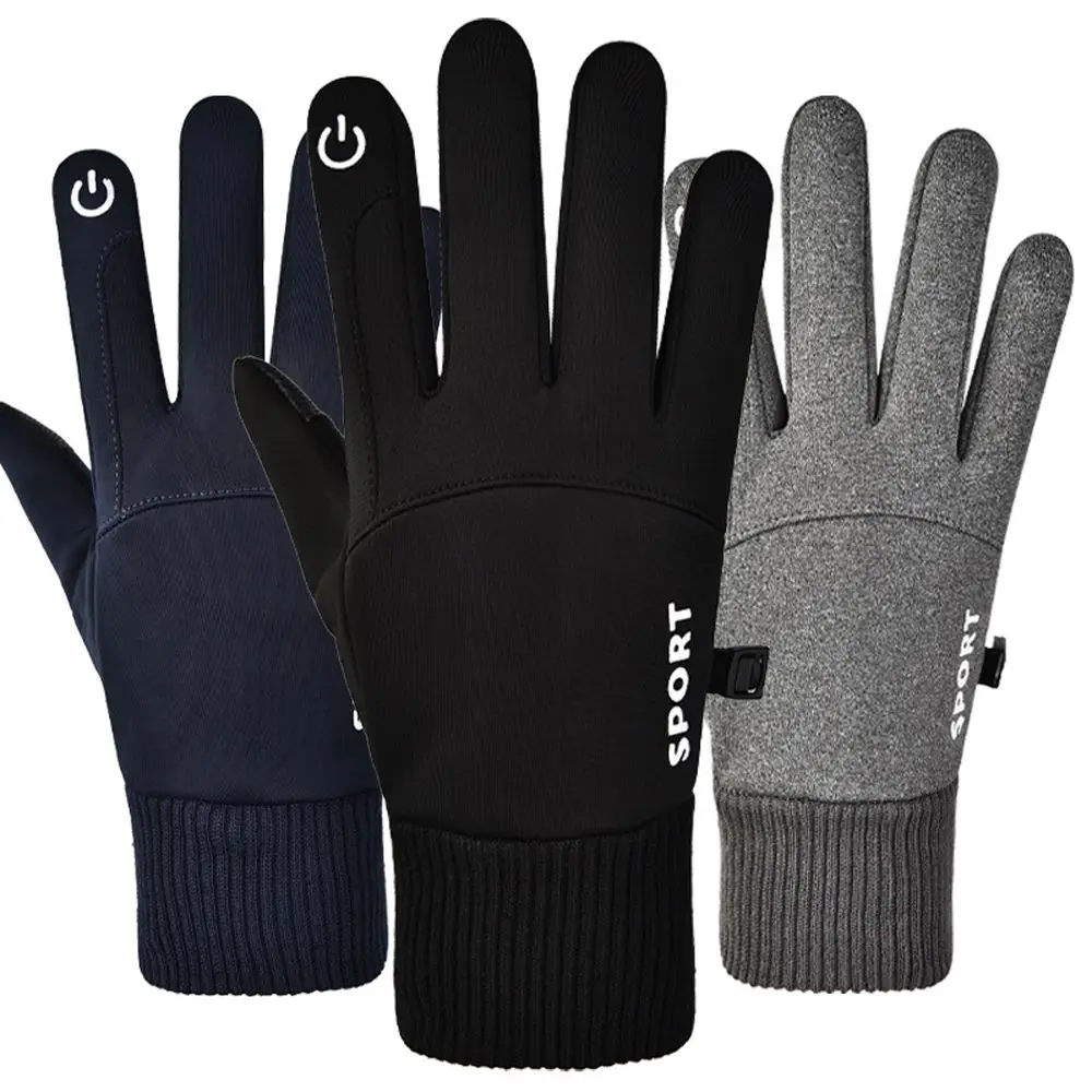 Men Winter Waterproof Cycling Gloves Outdoor Sports Running Motorcycle Ski Touch Screen Fleece Gloves Non-slip Warm Full Fingers
Men Winter Waterproof Cycling Gloves Outdoor Sports Running Motorcycle Ski Touch Screen Fleece Gloves Non-slip Warm Full Fingers