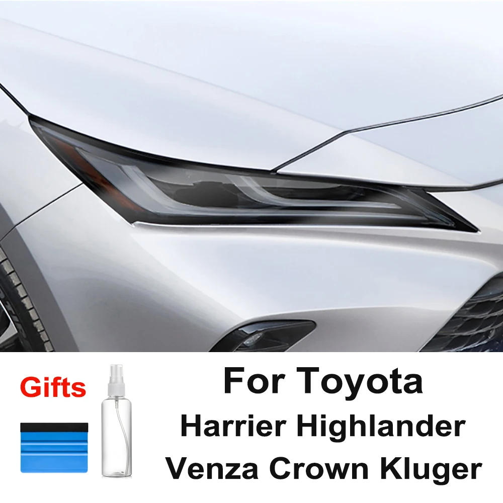 Smoke Matte Black Car Headlight Vinyl Films for Toyota Highlander Harrier Venza Crown Kluger Auto Lamp Tint TPU Cover Access
Smoke Matte Black Car Headlight Vinyl Films for Toyota Highlander Harrier Venza Crown Kluger Auto Lamp Tint TPU Cover Access