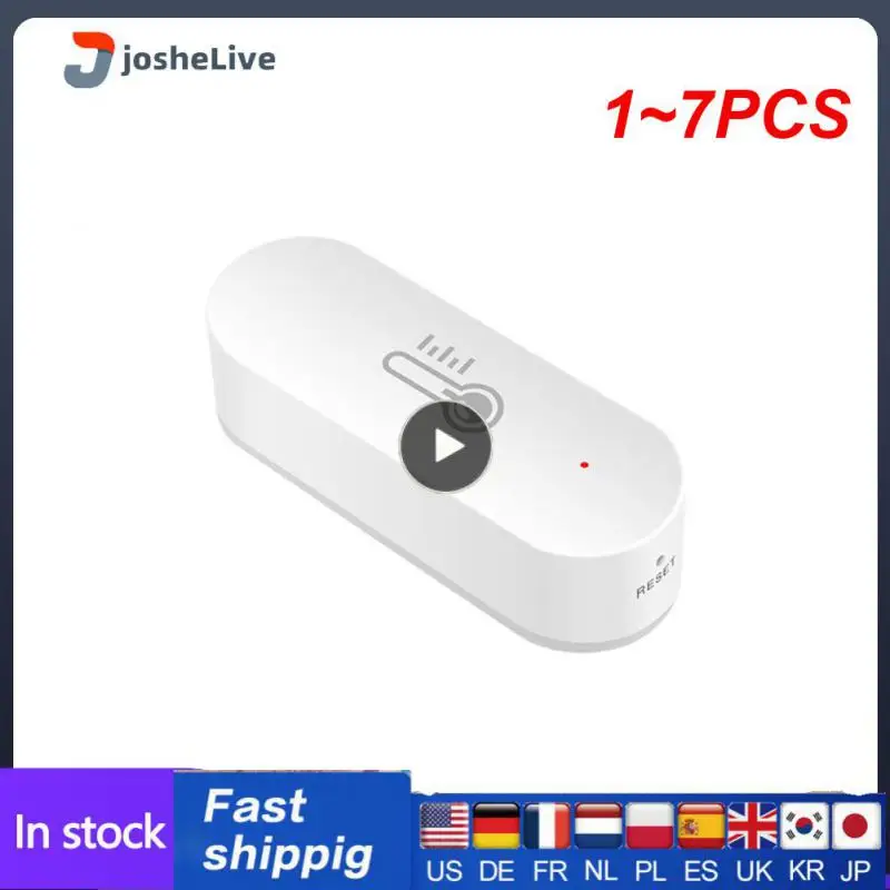 1~7PCS Tuya WiFi Temperature Humidity Sensor Smart Life APP Monitor Smart Home Work With Alexa Home No Hub Required
1~7PCS Tuya WiFi Temperature Humidity Sensor Smart Life APP Monitor Smart Home Work With Alexa Home No Hub Required