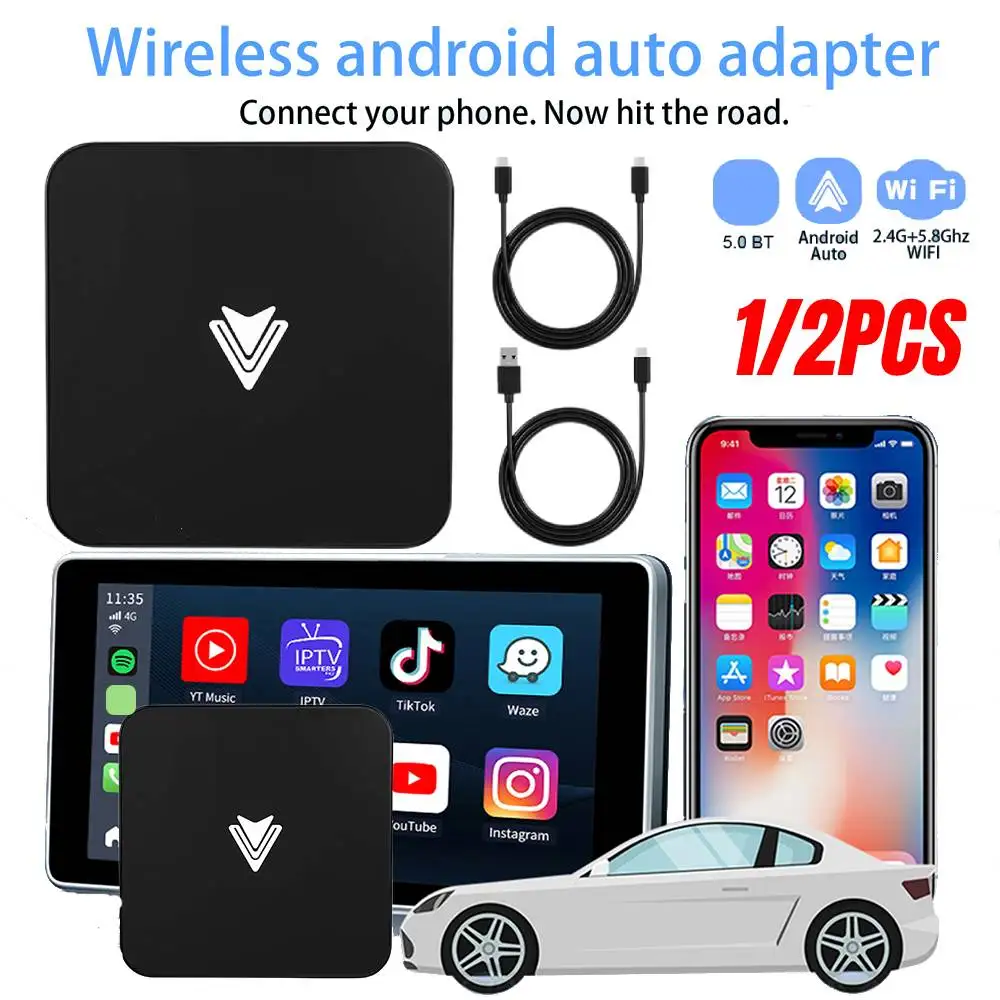 Carplay Wireless Android Auto Car AI Box Bluetooth5.0 Support Netflix YouTube Smart Navigation Box for Original/Retrofitted Car
Carplay Wireless Android Auto Car AI Box Bluetooth5.0 Support Netflix YouTube Smart Navigation Box for Original/Retrofitted Car