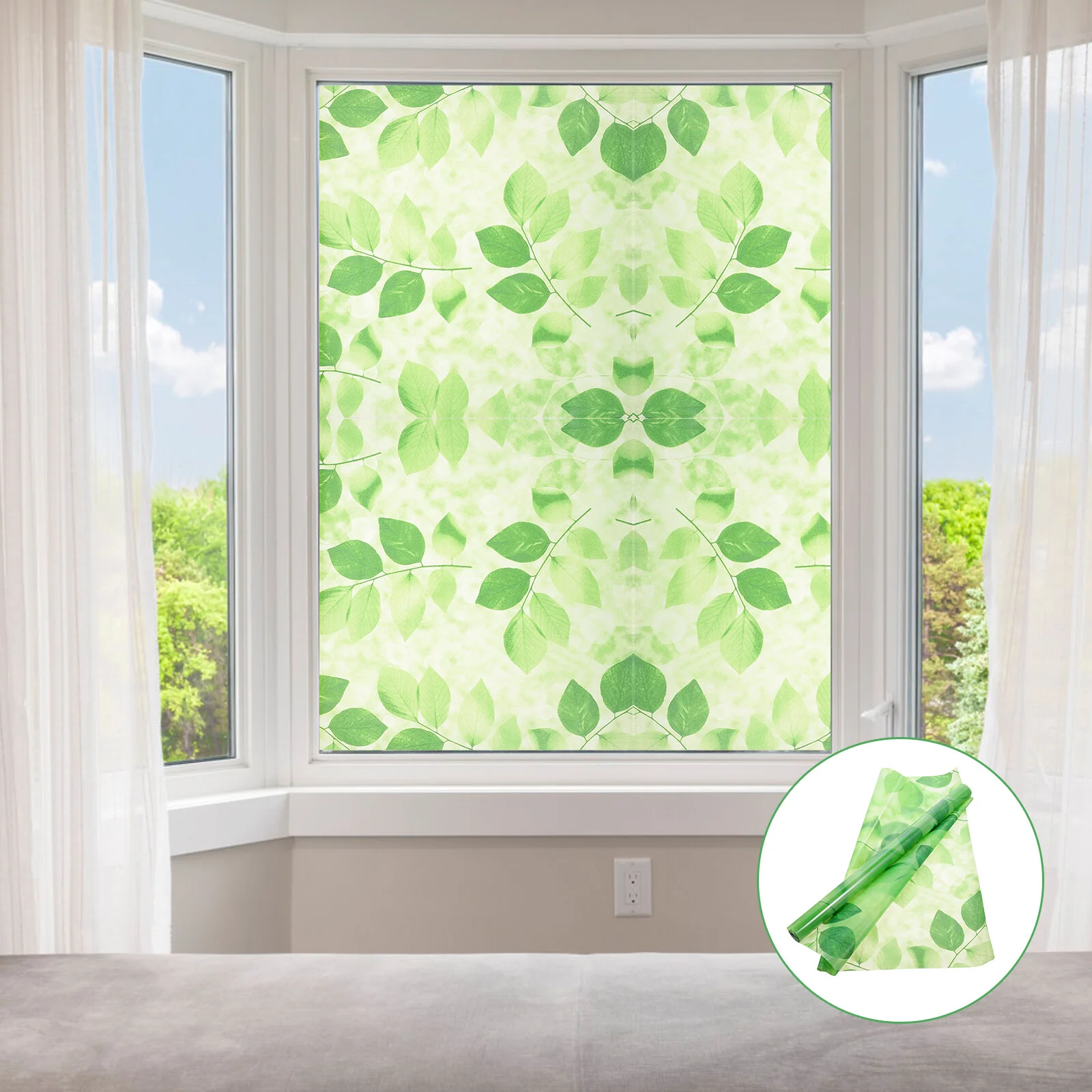 Frosted Privacy Film Green Leaf Window Door Sticker 200x45cm Adhesive Decor Glass Pet Office
Frosted Privacy Film Green Leaf Window Door Sticker 200x45cm Adhesive Decor Glass Pet Office