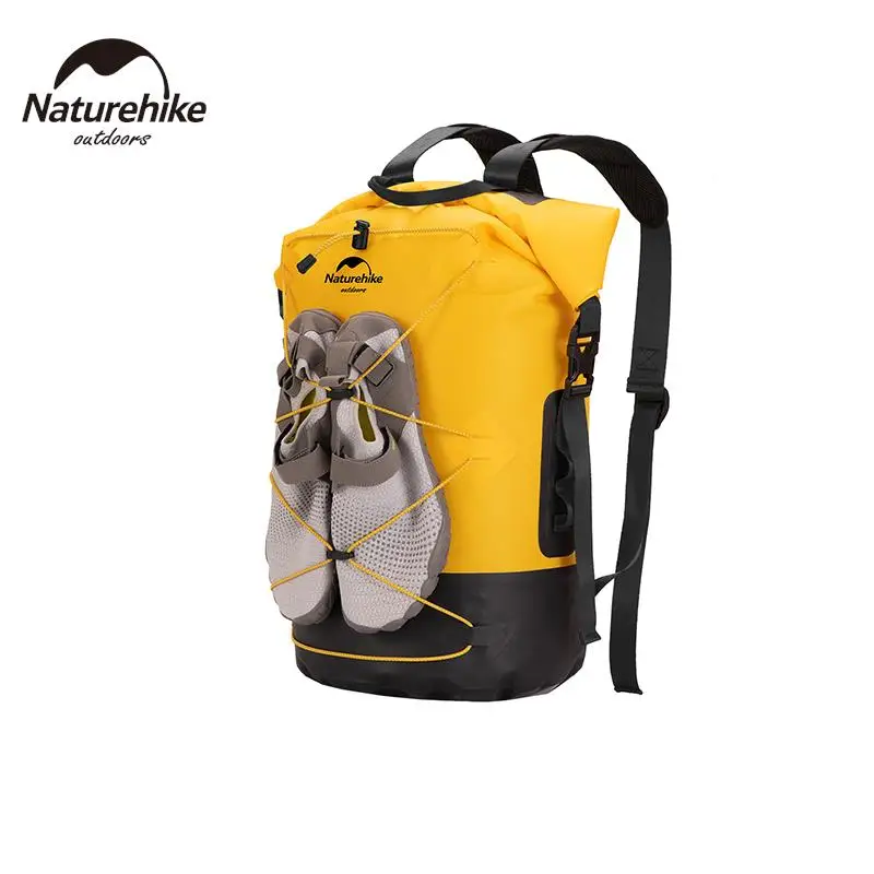 

Naturehike 2023 Waterproof Bag Outdoor Portable Large Capacity Backpack Light TPU Dry and Wet Separation Sport Travel Bags