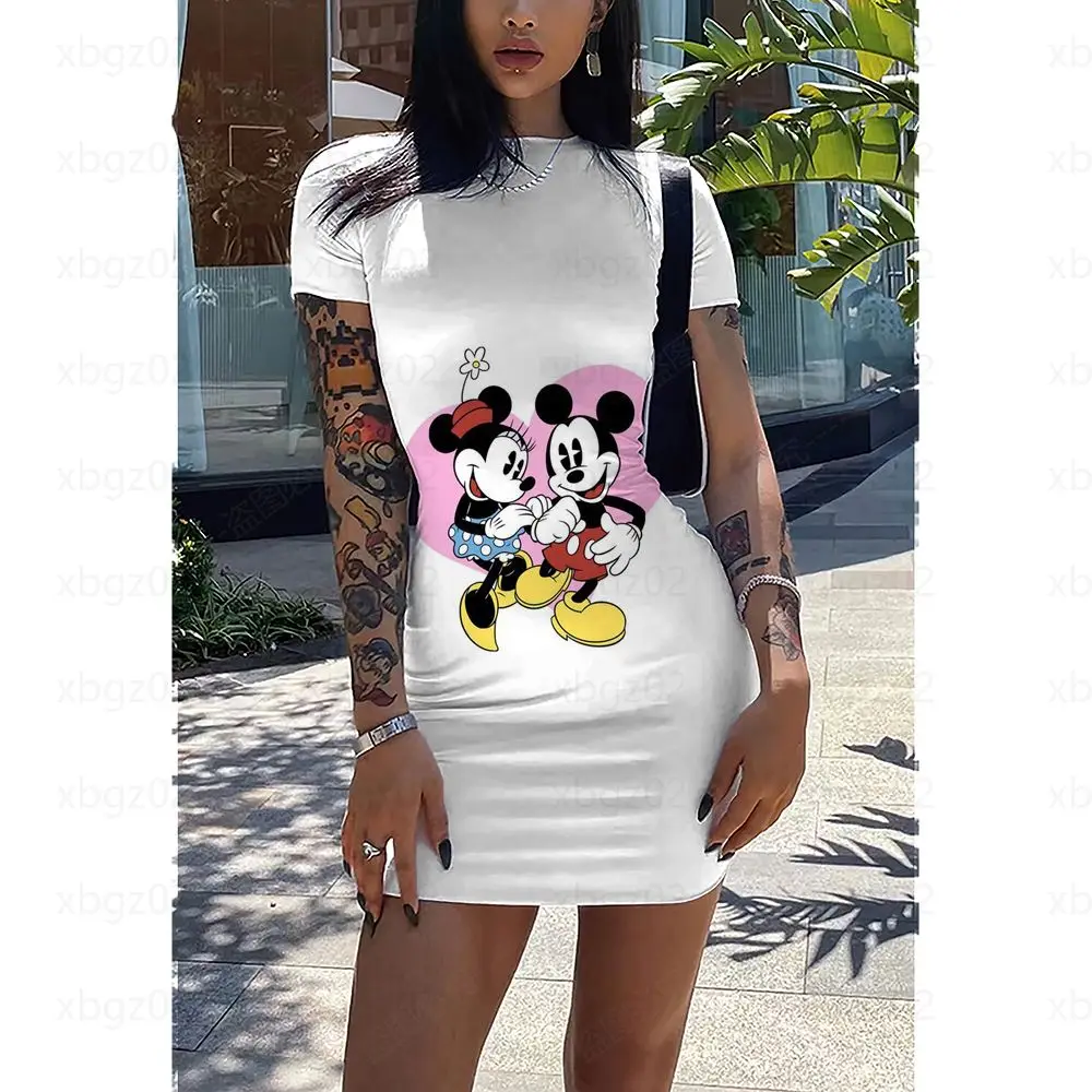 Fashion Elegant Dresses for Women 2022 Top Disney Women's Summer Dress High Quality Minnie Mouse Casual Tight Slim Fit Sexy Y2k
Fashion Elegant Dresses for Women 2022 Top Disney Women's Summer Dress High Quality Minnie Mouse Casual Tight Slim Fit Sexy Y2k