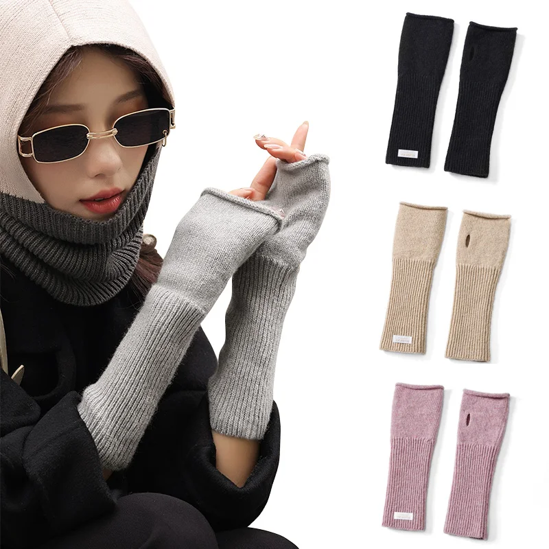Women Long Fingerless Gloves New Winter Outdoor Windproof Arm Warmer Fashion Cosplay Knitted Arm Sleeve Soft Punk Gothic Glove
Women Long Fingerless Gloves New Winter Outdoor Windproof Arm Warmer Fashion Cosplay Knitted Arm Sleeve Soft Punk Gothic Glove