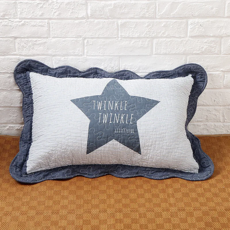 Cartoon Cute Cotton Pillow Cover Korean Style Quilted Pillow Sham Home Decorative Pillowcases Washable Cushion Cover for Bedroom 
Cartoon Cute Cotton Pillow Cover Korean Style Quilted Pillow Sham Home Decorative Pillowcases Washable Cushion Cover for Bedroom