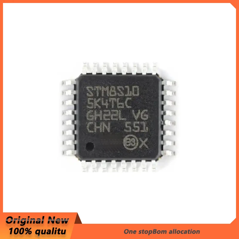 1-10PCS Original NEW STM8S105K4T6C LQFP-32 16MHz/16KB Flash/8-bit Microcontroller MCU
1-10PCS Original NEW STM8S105K4T6C LQFP-32 16MHz/16KB Flash/8-bit Microcontroller MCU