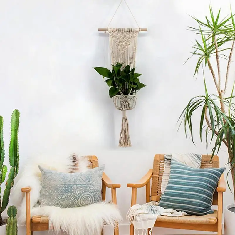 Plant Hanger 42.91 Inches Handmade Hanging Planter Basket Flower Pot Net Bag For Plants Wall Window Outdoor Bedroom Boho Home
Plant Hanger 42.91 Inches Handmade Hanging Planter Basket Flower Pot Net Bag For Plants Wall Window Outdoor Bedroom Boho Home