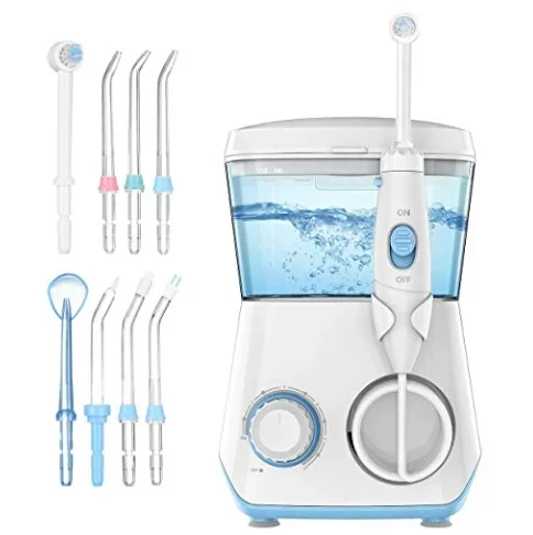 Irrigator & Toothbrush, Water Flosser and Toothbrush Combo with 7 Multifunctional Jet Tips, Black
Irrigator & Toothbrush, Water Flosser and Toothbrush Combo with 7 Multifunctional Jet Tips, Black