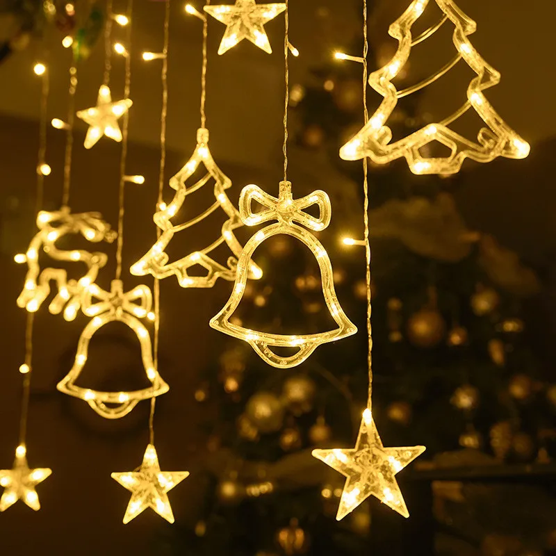 EU 220V Curtains Lamp Fairy Led String Lights Christmas Party Decorations for Home Garland Garden Outdoor Indoor Decor New Year
EU 220V Curtains Lamp Fairy Led String Lights Christmas Party Decorations for Home Garland Garden Outdoor Indoor Decor New Year