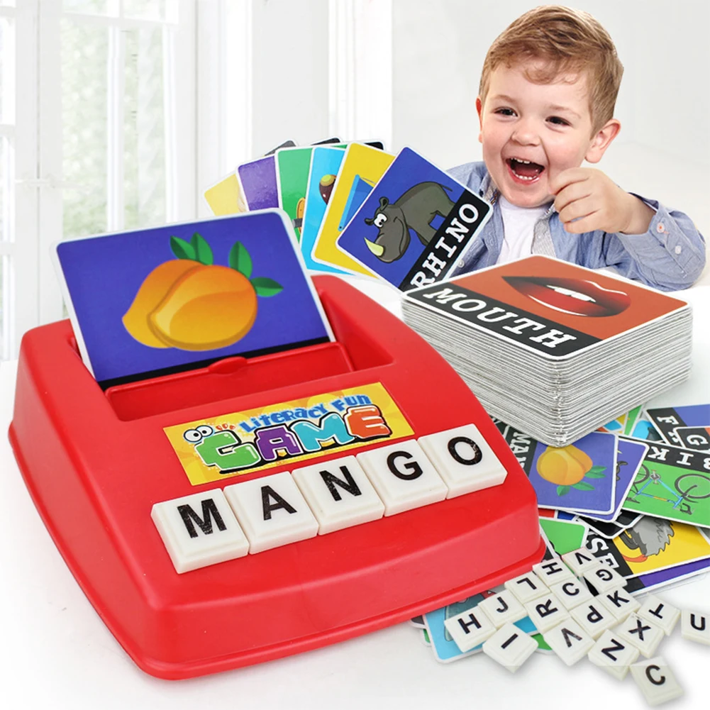 Childern English Spelling Educational Toys English Alphabet Card Machine Kids Toys Puzzle Game Creativity Teaching Aids
Childern English Spelling Educational Toys English Alphabet Card Machine Kids Toys Puzzle Game Creativity Teaching Aids