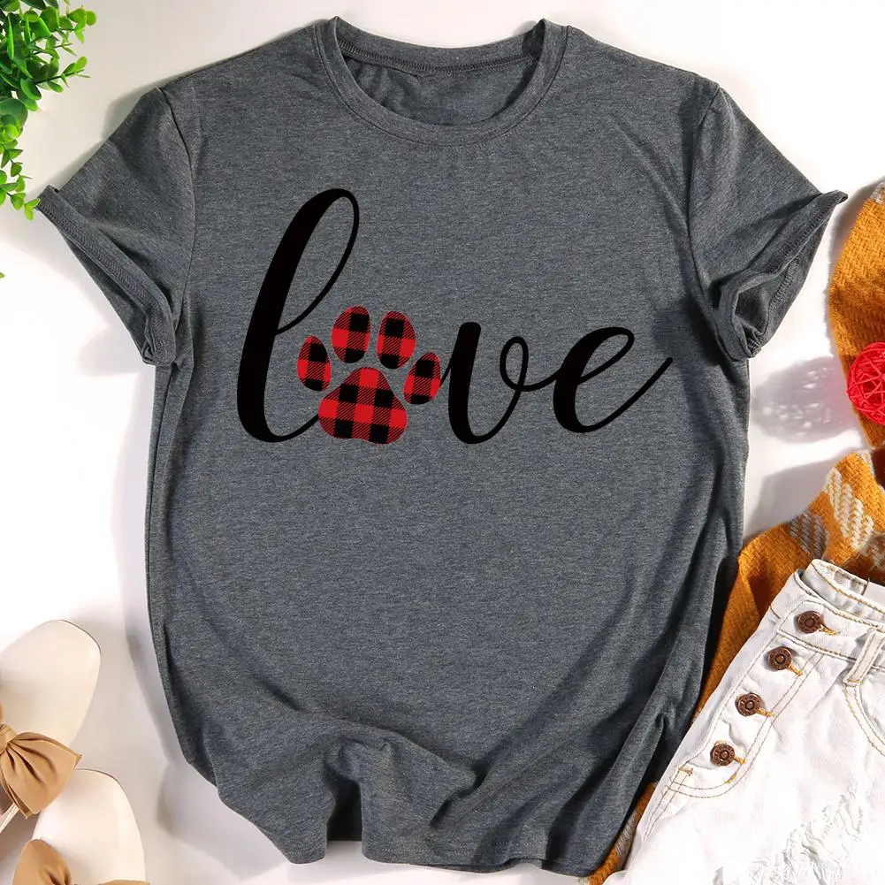Love Dog Paw T-shirts Women Men Neutral Short Sleeve T-shirt Cotton Daily Casual Tops S-XXXL
Love Dog Paw T-shirts Women Men Neutral Short Sleeve T-shirt Cotton Daily Casual Tops S-XXXL
