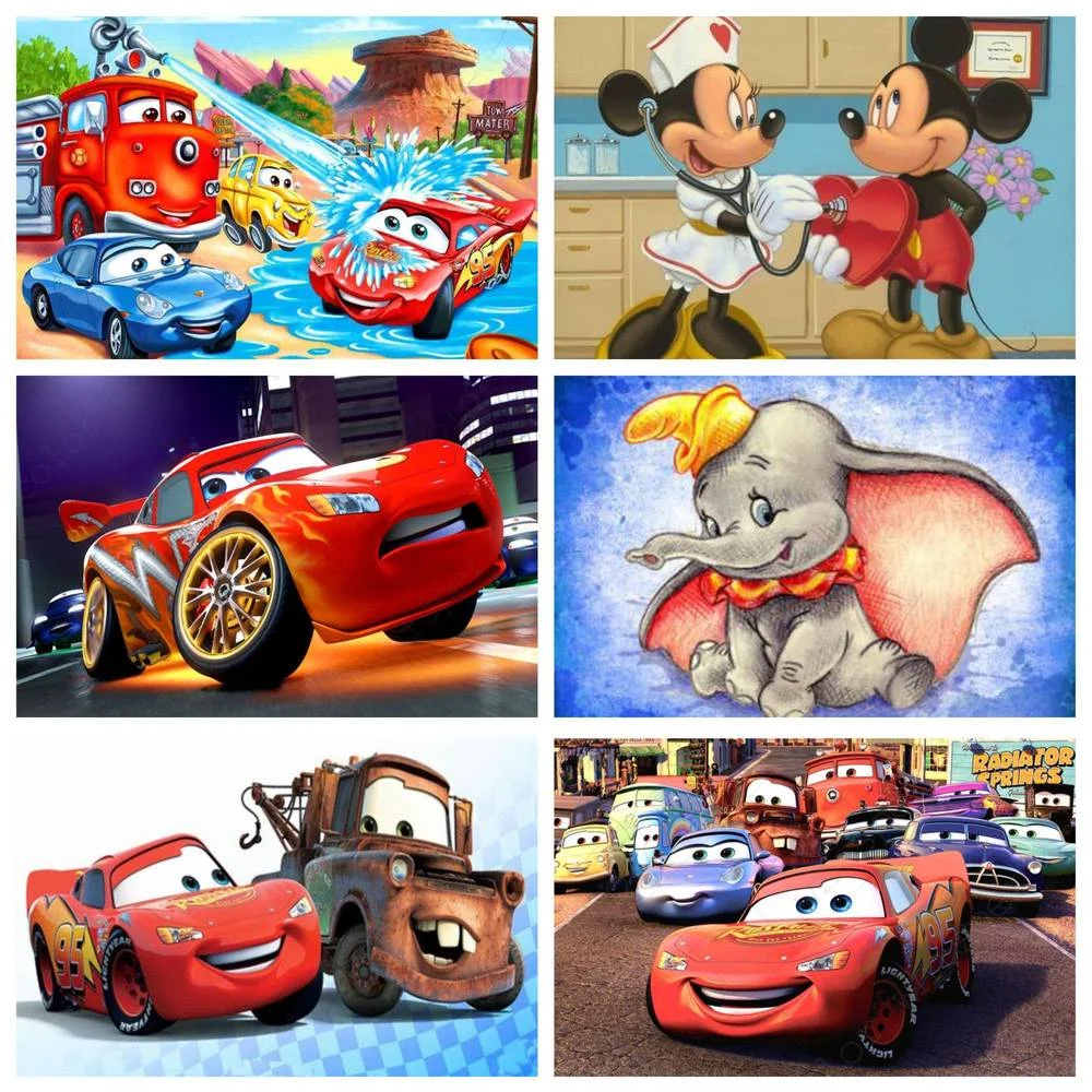 Набор для алмазной вышивки «сделай сам» Disney, Набор для вышивки крестиком, подарок на тему гонок, настенное украшение для детской комнаты, спальни 
Набор для алмазной вышивки «сделай сам» Disney, Набор для вышивки крестиком, подарок на тему гонок, настенное украшение для детской комнаты, спальни