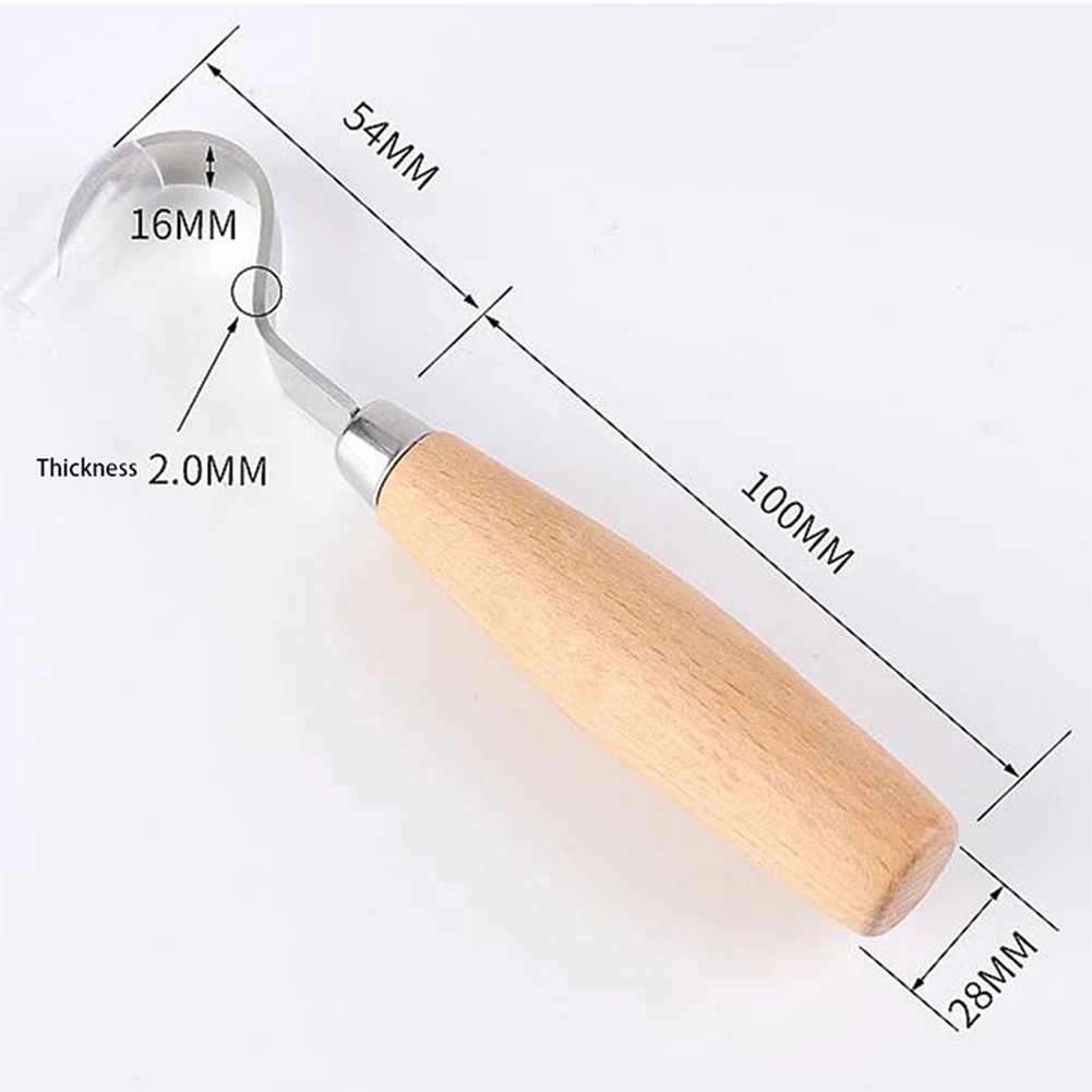 1 Pcs Woodworking Chisel W/ Machete Hook Carving Tool Wood Carving Cutter Stainless Steel For Wood Carving Engraving
1 Pcs Woodworking Chisel W/ Machete Hook Carving Tool Wood Carving Cutter Stainless Steel For Wood Carving Engraving