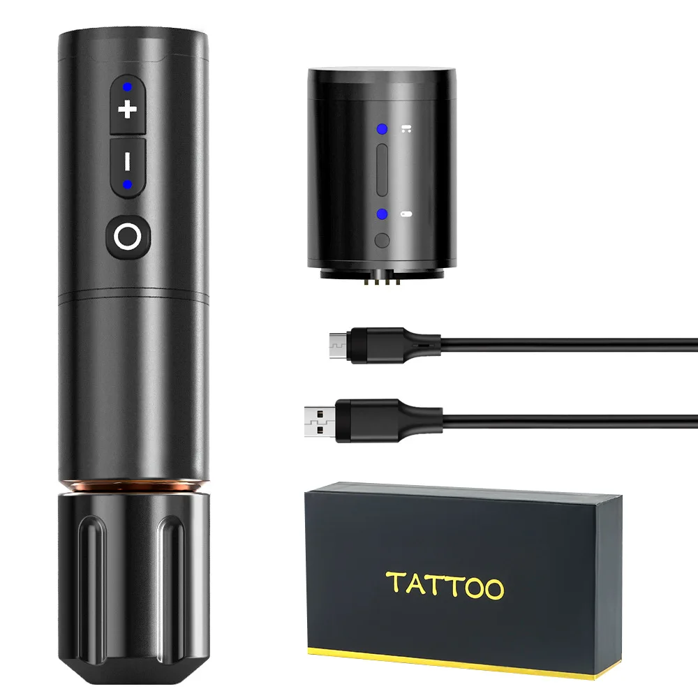 Ambition Typhoon Dual Battery Wireless Charging Tattoo Pen 1800mAh Large Capacity Battery Pen Tattoo Equipment Tool
Ambition Typhoon Dual Battery Wireless Charging Tattoo Pen 1800mAh Large Capacity Battery Pen Tattoo Equipment Tool