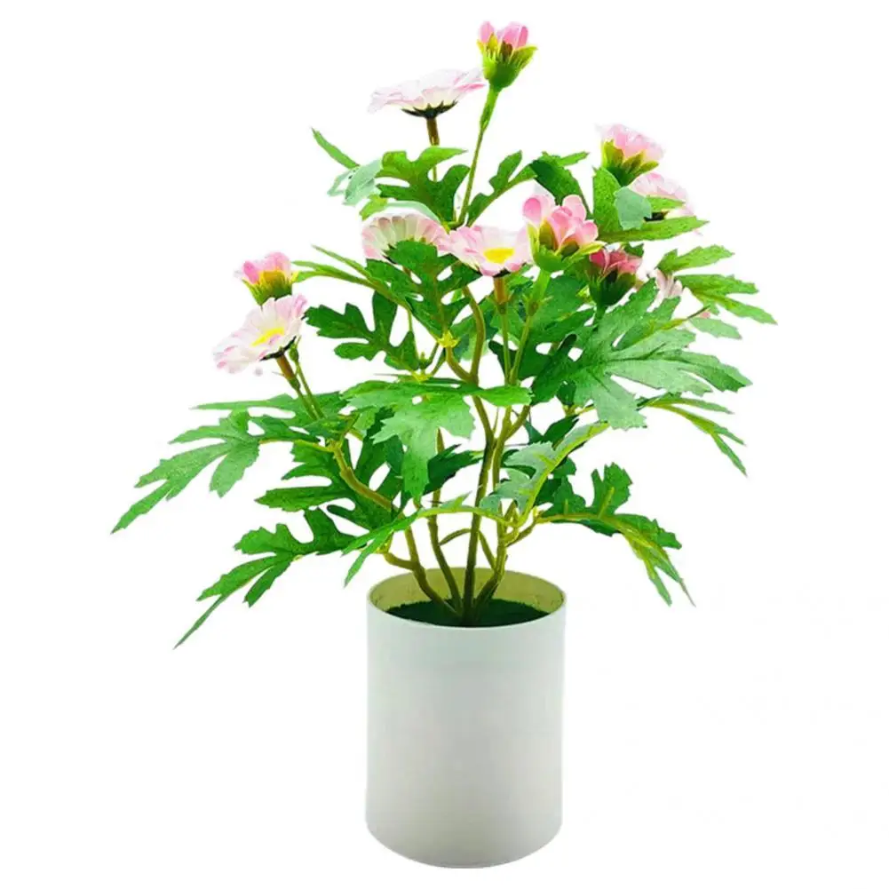 Artificial Potted Flower Fantastic Portable Long Lifespan for Balcony Artificial Bonsai Artificial Flower Bonsai
Artificial Potted Flower Fantastic Portable Long Lifespan for Balcony Artificial Bonsai Artificial Flower Bonsai