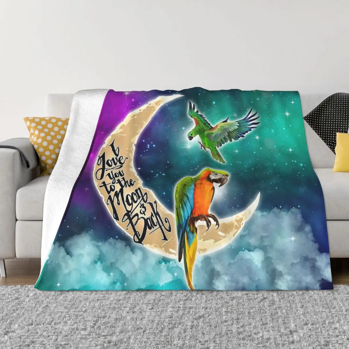 Parrot Cute and Cool Blankets Coral Fleece Plush Decoration Bedroom Bedding Couch Bedspread
Parrot Cute and Cool Blankets Coral Fleece Plush Decoration Bedroom Bedding Couch Bedspread