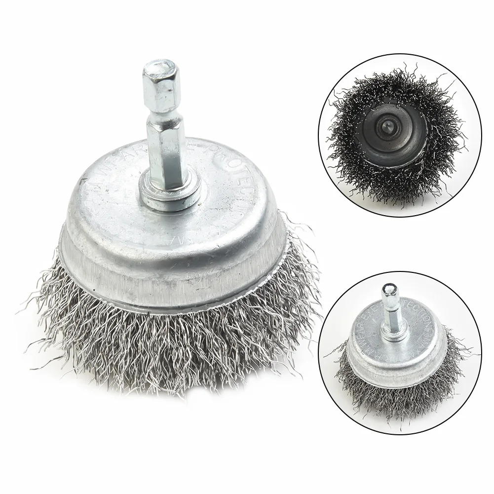 Woodworking Stainless Steel Wire Brush Replacement Supplies Useful Household Parts 1/4inch Shank 65mm Diameter
Woodworking Stainless Steel Wire Brush Replacement Supplies Useful Household Parts 1/4inch Shank 65mm Diameter