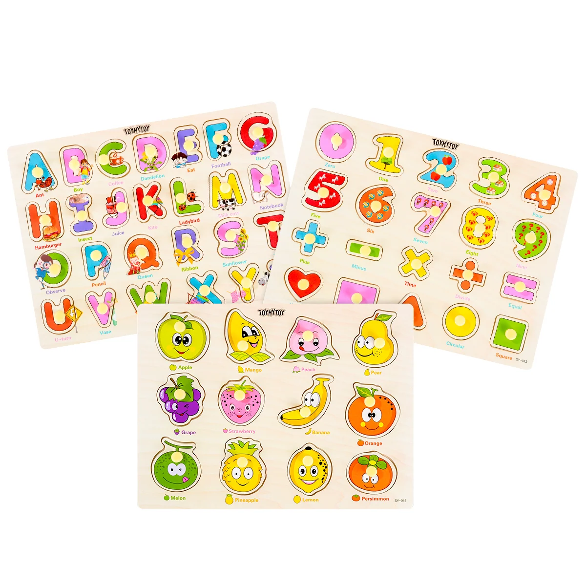 3pcs Cartoon Puzzles Children's Educational Toys Toys Gifts Colorful Jigsaws Toys for Baby Toddlers
3pcs Cartoon Puzzles Children's Educational Toys Toys Gifts Colorful Jigsaws Toys for Baby Toddlers