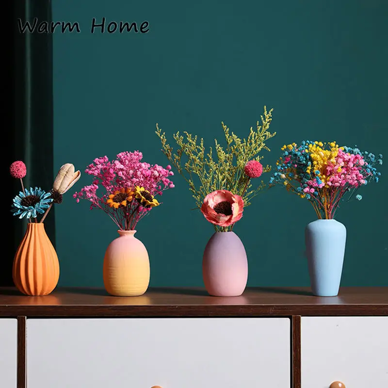 Ins Macaron Vases Dried Flowers Dormitory Small Ornaments Dining Table TV Cabinet Living Room Decorations Nordic Light Luxury
Ins Macaron Vases Dried Flowers Dormitory Small Ornaments Dining Table TV Cabinet Living Room Decorations Nordic Light Luxury