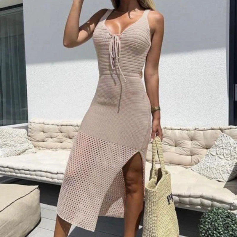 Dress Beach Full Swimsuit Women 2023 Beaches Summer Sexy Neck Smock Female Bind Split Hollow Out Bikini Solid Polyester For The
Dress Beach Full Swimsuit Women 2023 Beaches Summer Sexy Neck Smock Female Bind Split Hollow Out Bikini Solid Polyester For The