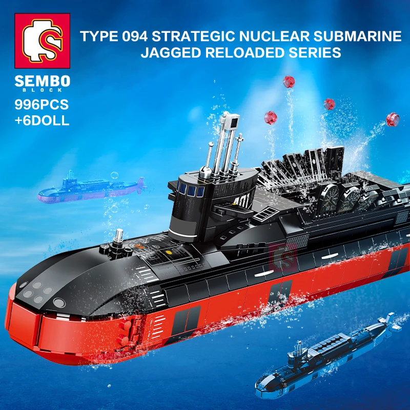 Конструктор SEMBO, 996 шт., военная подводная лодка, кирпичи, тяжелое оружие, строительные блоки, коллекционный дисплей, игрушки, подарки для детей и взрослых
Конструктор SEMBO, 996 шт., военная подводная лодка, кирпичи, тяжелое оружие, строительные блоки, коллекционный дисплей, игрушки, подарки для детей и взрослых