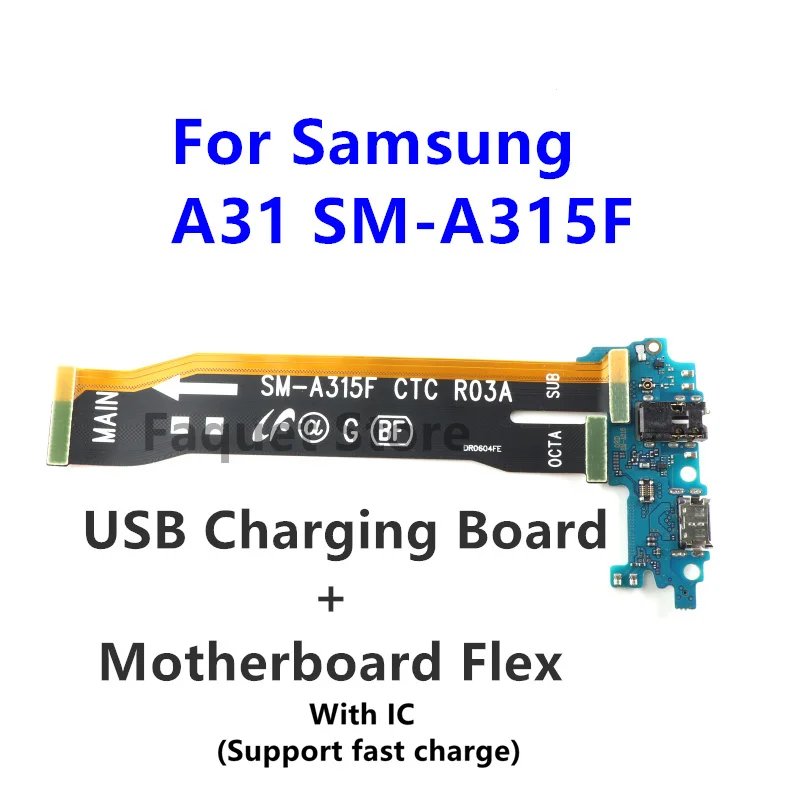 NEW USB Charging Port Dock Board Connector Main Motherboard Flex Cable For Samsung Galaxy A31 A315 SM-A315F
NEW USB Charging Port Dock Board Connector Main Motherboard Flex Cable For Samsung Galaxy A31 A315 SM-A315F