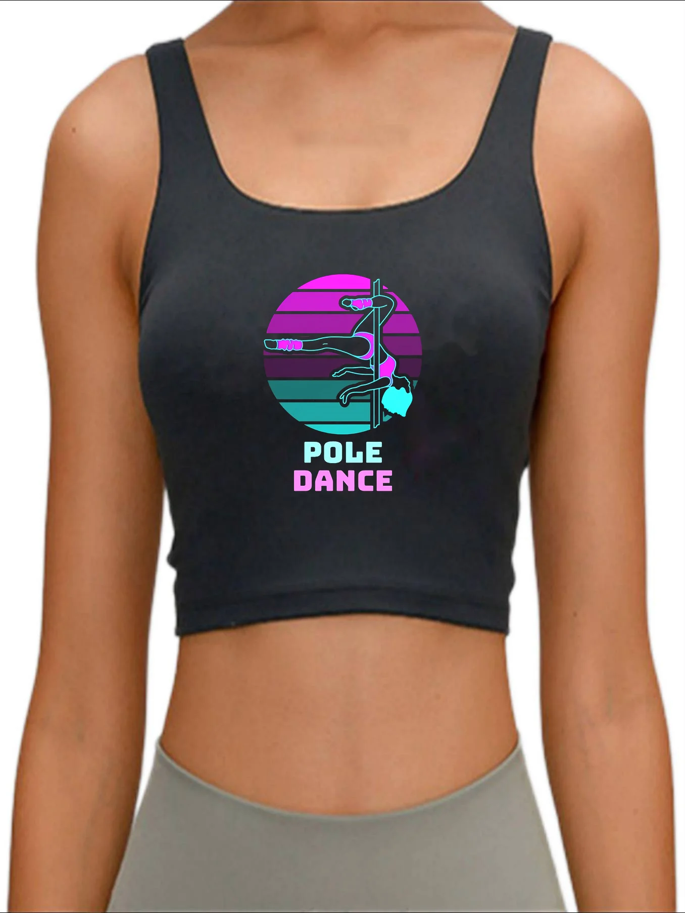 Débardeur imprimé de couleurs brillantes pour femmes, haut court d'entraînement, de sport, de Yoga, de gymnastique
Débardeur imprimé de couleurs brillantes pour femmes, haut court d'entraînement, de sport, de Yoga, de gymnastique