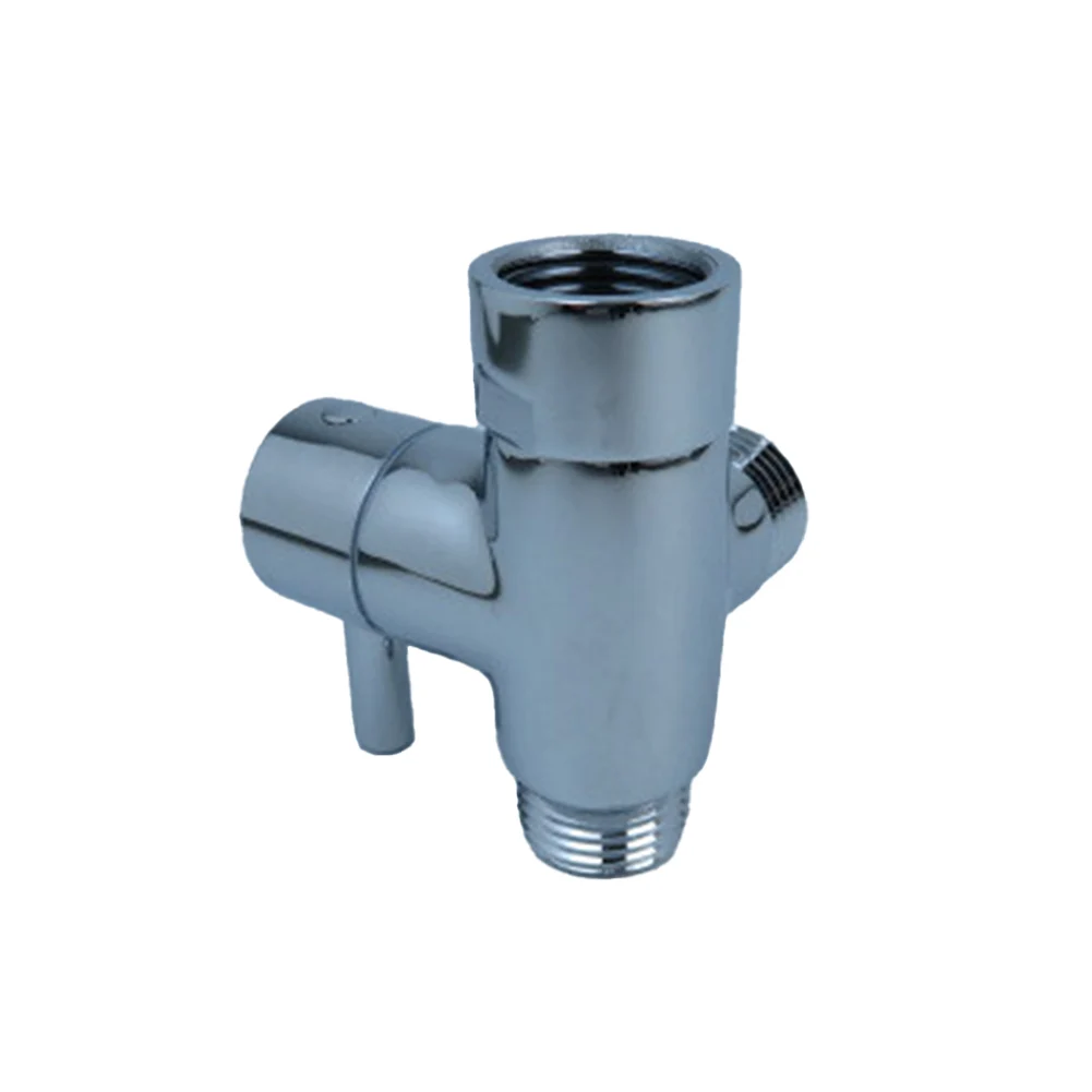 3-way Shower Diverter Valve Silver/Black Water Divider For Standard Shower Head Hose Household Bathroom Accessories
3-way Shower Diverter Valve Silver/Black Water Divider For Standard Shower Head Hose Household Bathroom Accessories