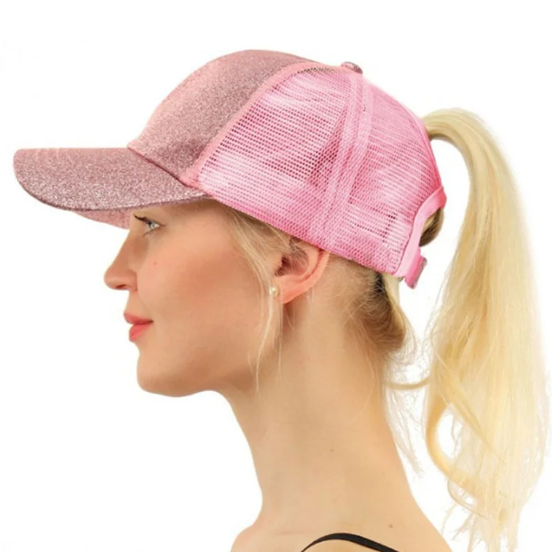 Glitter Ponytail Baseball Cap Women Snapback Hat Summer Mesh Caps Messy Bun Retro Bone Casual Hip Hop Casquette gorras
Glitter Ponytail Baseball Cap Women Snapback Hat Summer Mesh Caps Messy Bun Retro Bone Casual Hip Hop Casquette gorras