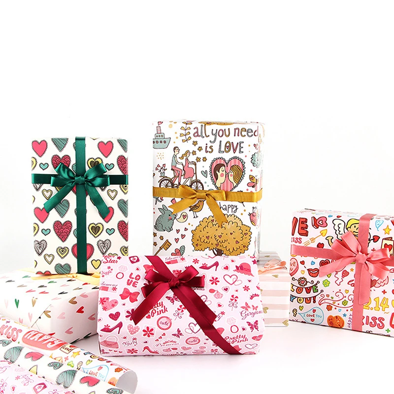 Valentine's Day Element Gift Wrapping Paper Holiday Present Box Decoration Gift Wrap Artware Packing Paper Decor
Valentine's Day Element Gift Wrapping Paper Holiday Present Box Decoration Gift Wrap Artware Packing Paper Decor
